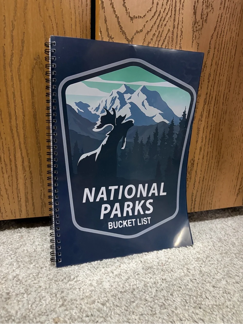 National Parks Bucket List Travel Journal Adventure Log Memory Book Spiral Bound